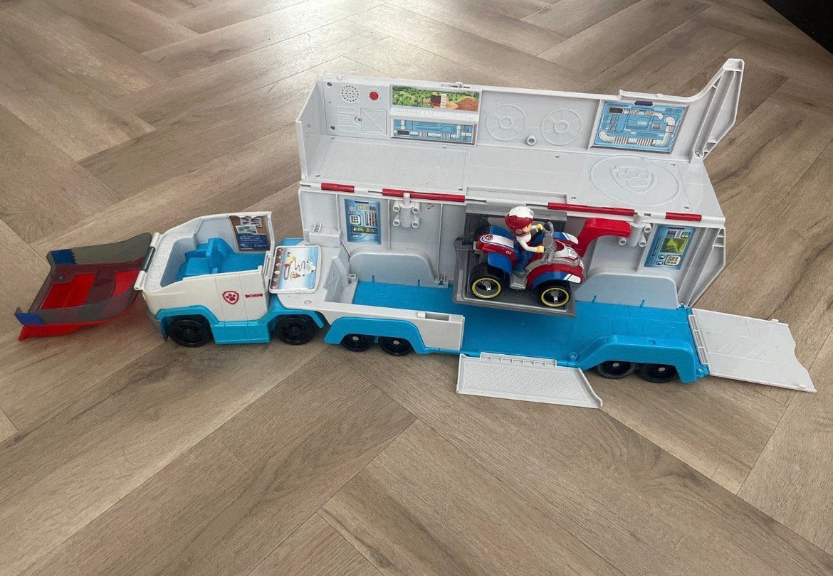 Paw Patrol bus met Ryder op voertuig, Ophalen, Gebruikt