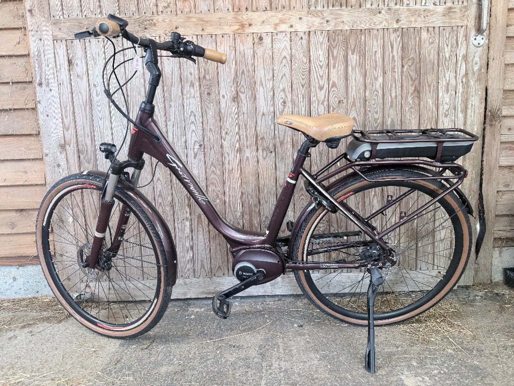 Granville E-Premium Elektrische Fiets Bosch Active, Gebruikt, 47 tot 50 cm, Versnellingen, Schijfrem