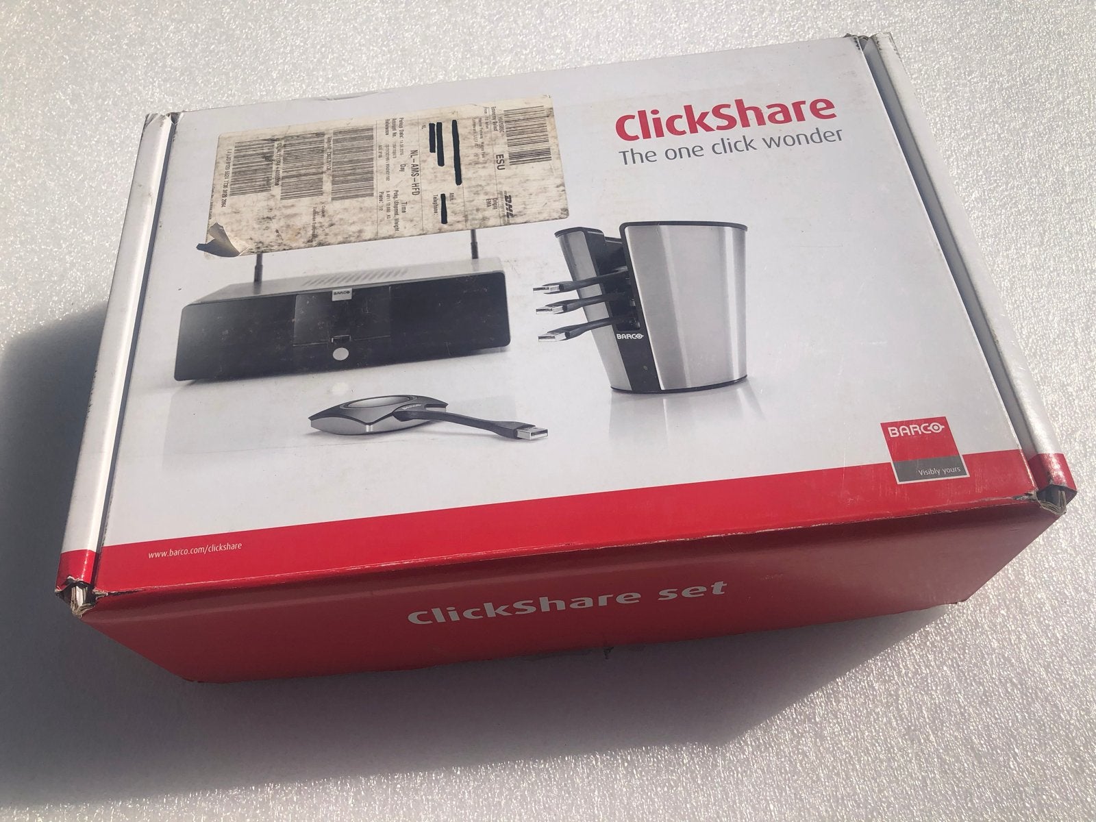Barco ClickShare Set (4 buttons) - Draadloos HD presenteren, Ophalen of Verzenden, Nieuw