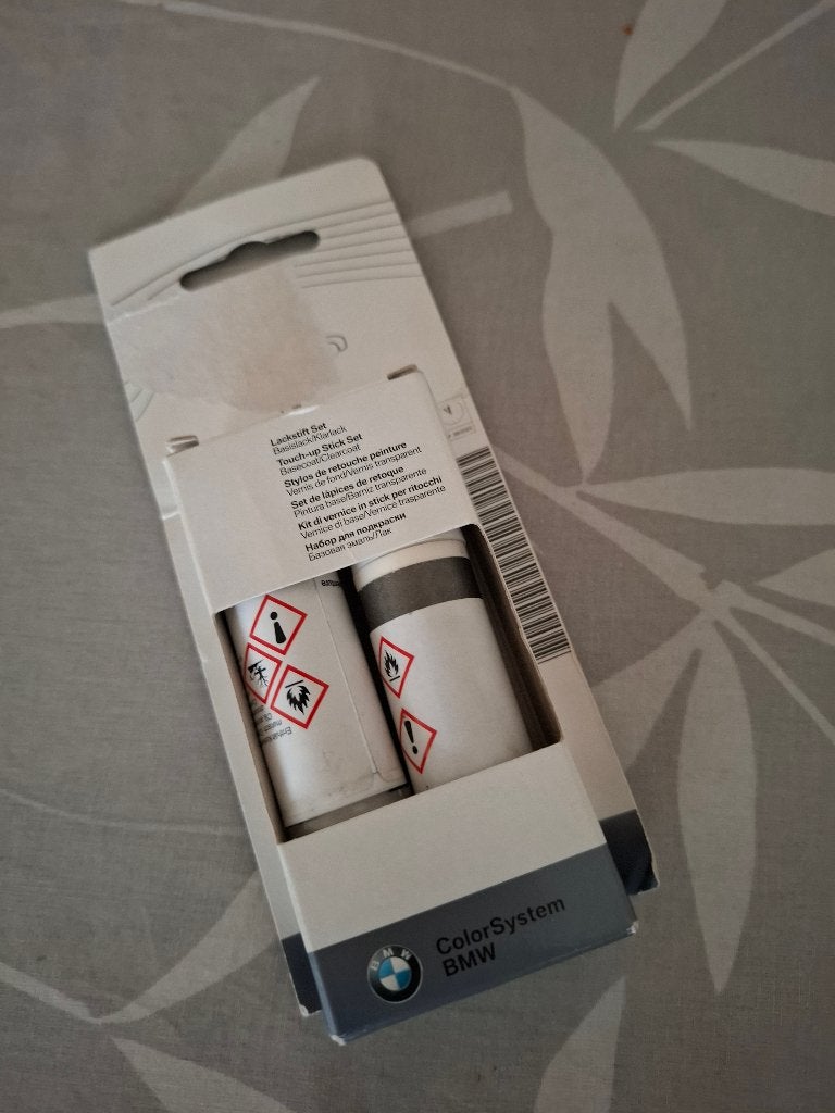 LAKSTIFT setje voor BMW - Platinsilber, Auto diversen, Ophalen of Verzenden