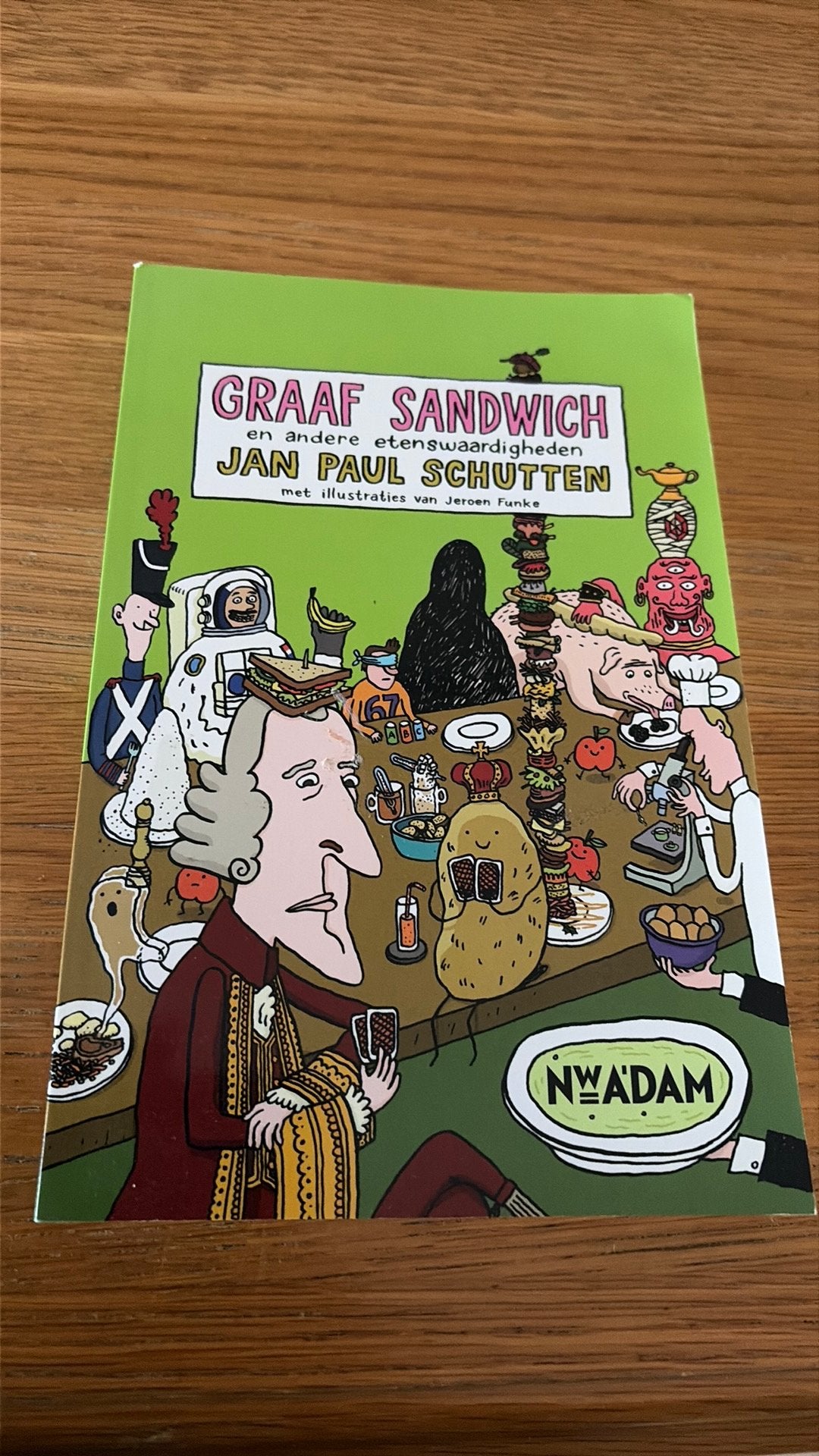 J.P. Schutten - Graaf Sandwich en andere etenswaardigheden, Ophalen of Verzenden, Zo goed als nieuw, J.P. Schutten; J. Funke