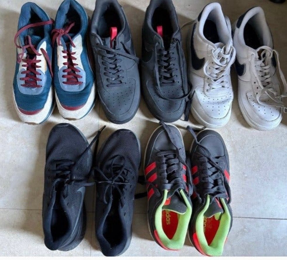 Partij heren sneakers - diverse maten, Kleding | Heren, Overige kleuren, Ophalen of Verzenden, Sneakers of Gympen, Gedragen