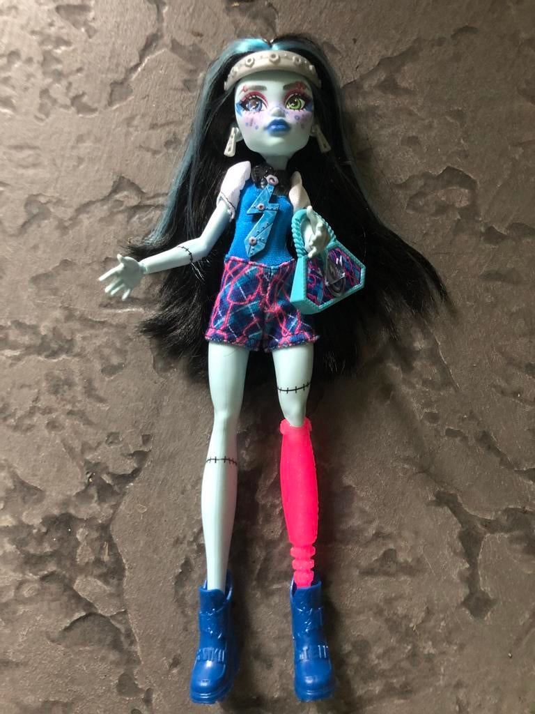 Monster high doll/ pop frankie stein, Ophalen, Zo goed als nieuw, Fashion Doll