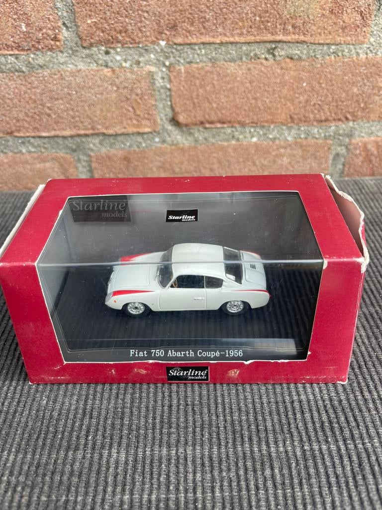 1:43 Starline Fiat 750 Abarth Coupé, Hobby en Vrije tijd, Modelauto's | 1:43, Ophalen of Verzenden, Zo goed als nieuw, Auto, Overige merken