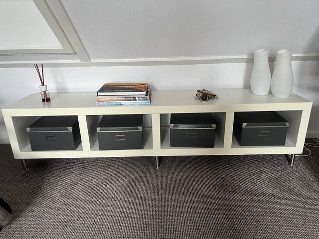Ikea Lack vakkenkast, Huis en Inrichting, Kasten | Boekenkasten, Ophalen, Met plank(en), 150 tot 200 cm, Zo goed als nieuw