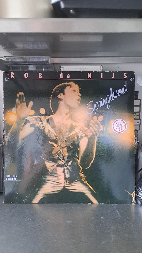 Rob de Nijs-springlevend 2 lp's jubileum concert (Z268-1999), Cd's en Dvd's, Vinyl | Nederlandstalig, Ophalen of Verzenden, Zo goed als nieuw