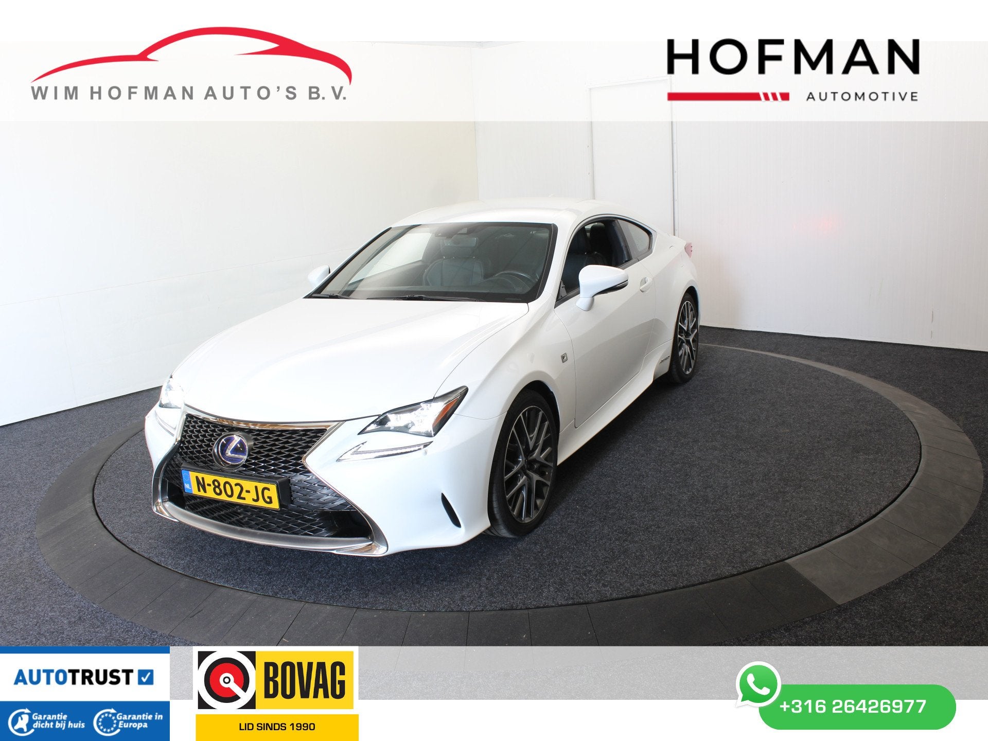 Lexus RC 300h F SPORT 10 jaar Lexus garantie | Dodehoek | Ke, Auto's, Lexus, Automaat, Achterwielaandrijving, Gebruikt, 4 stoelen
