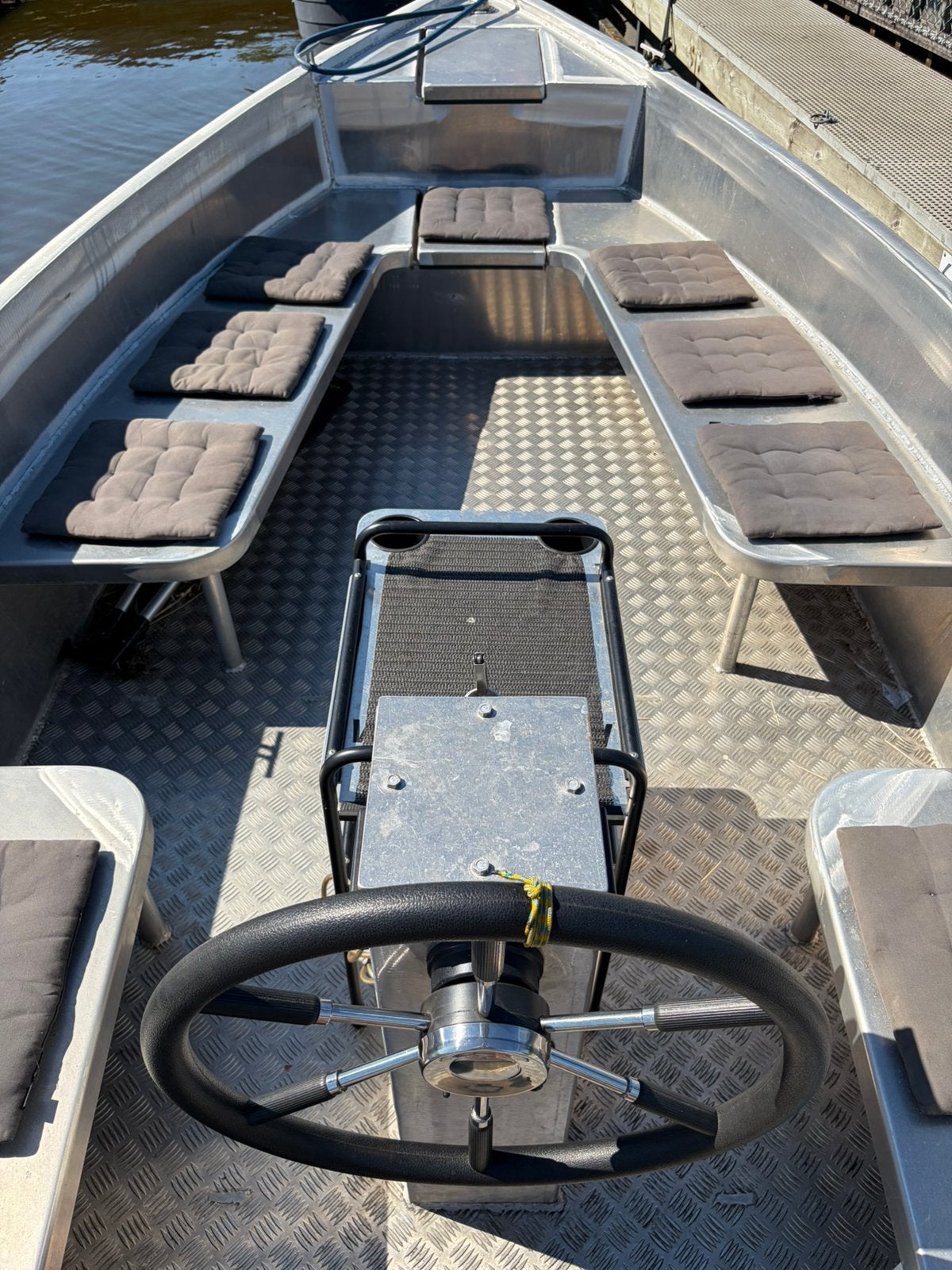 Aluminum sloep tender 6 meter 8pk yamaha in bun, Watersport en Boten, Ophalen, 8 pk, Tender, Aluminium