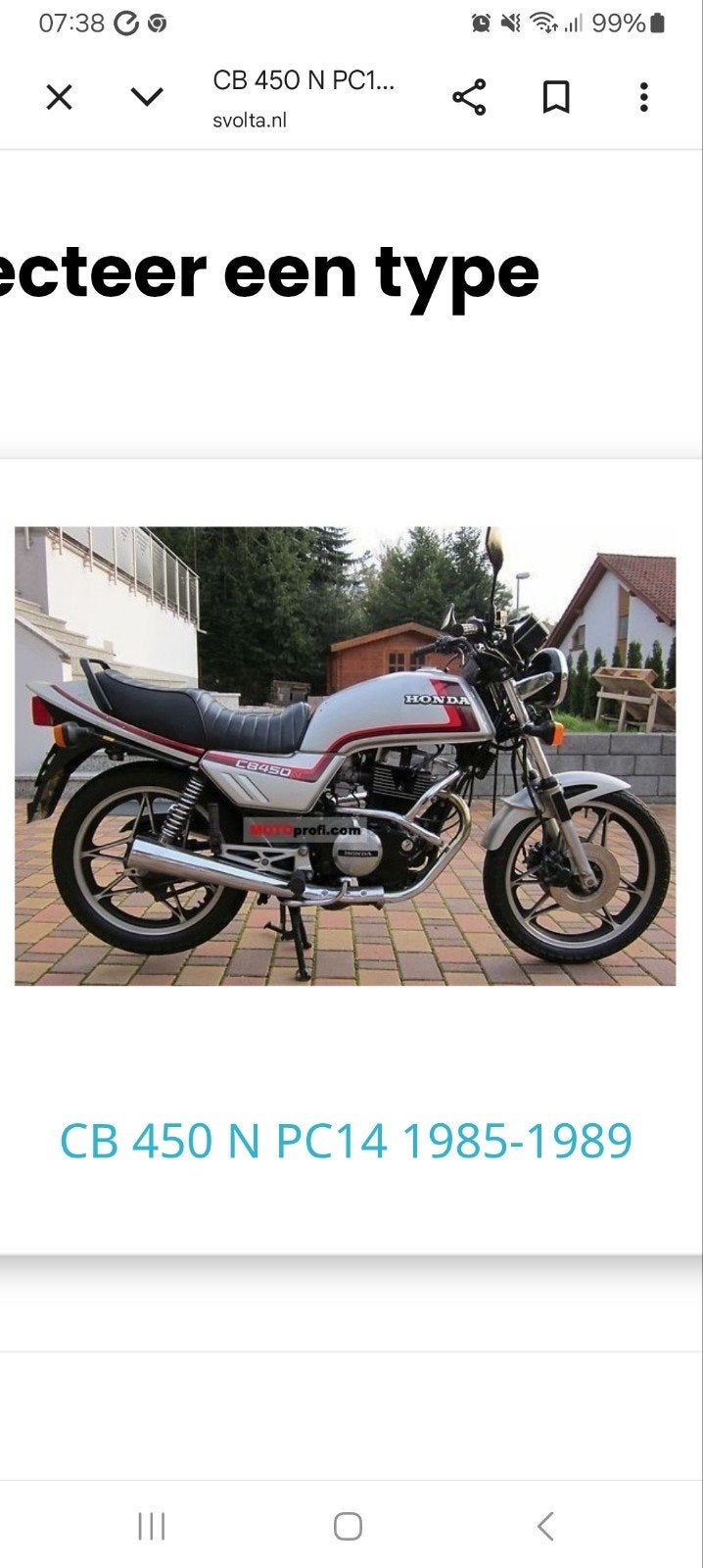 Honda CB 450n uit 1986 - Wegenbelastingvrij, Ophalen