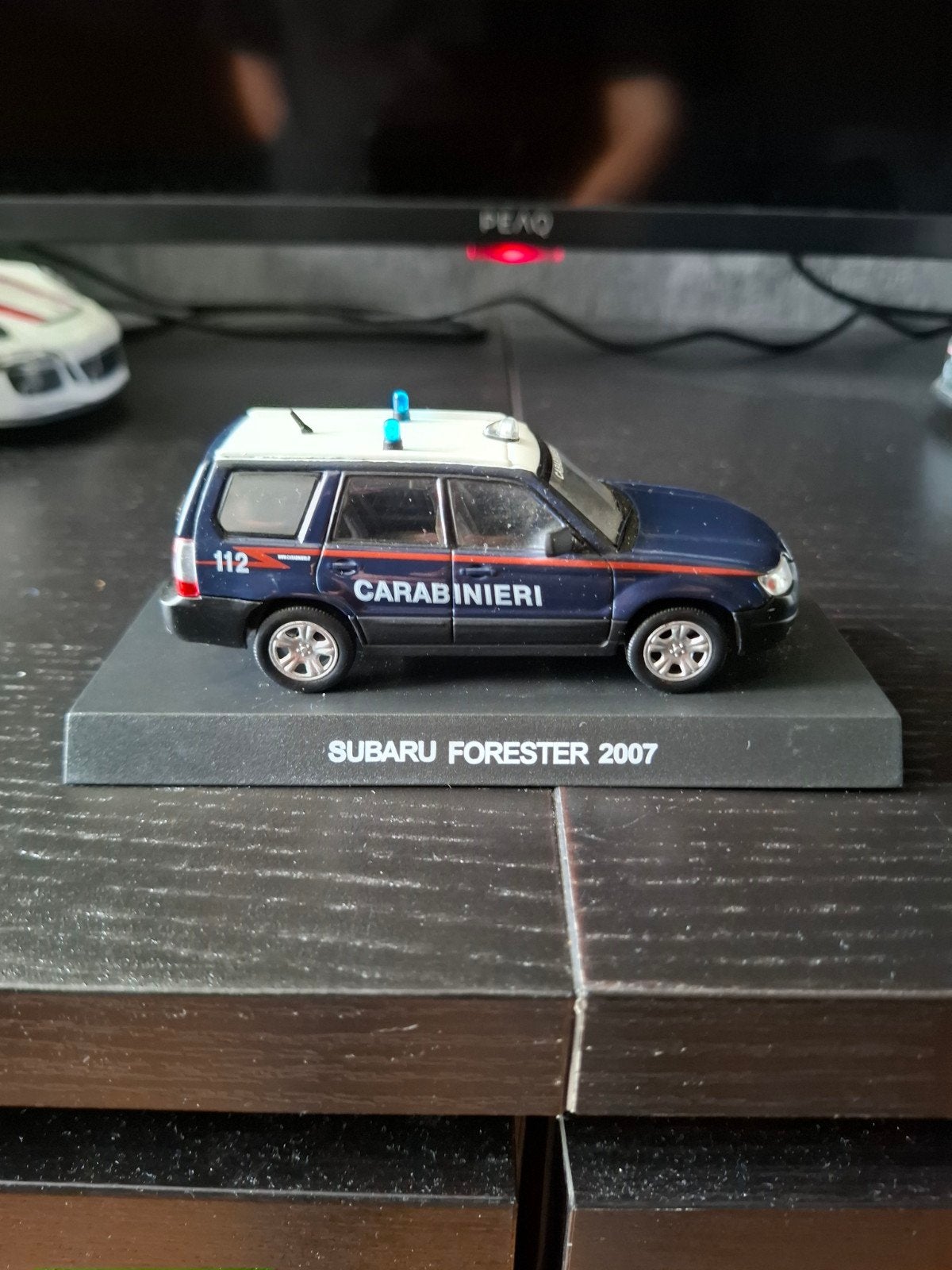 Atlas 1:43 Subaru Forester 2007 Carabinieri, Ophalen of Verzenden, Zo goed als nieuw, Auto, Overige merken