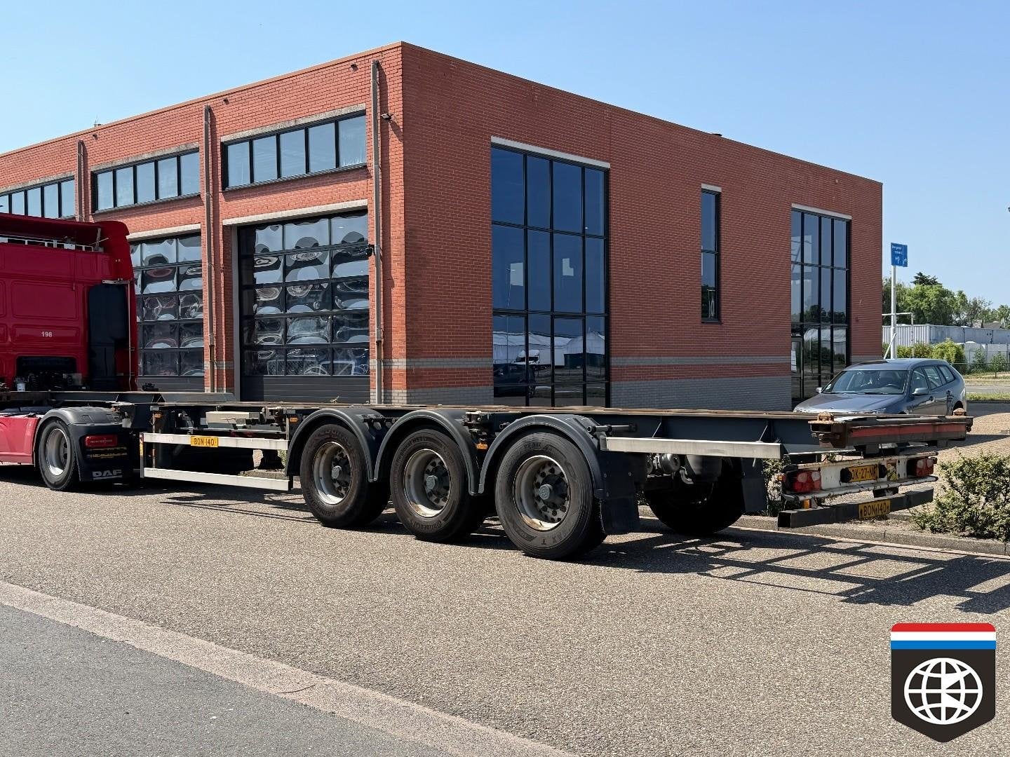 Groenewegen 40CC-16-27TUN BPW - TROMMELREMMEN - 1x20 x20 1x4, Auto's, Vrachtwagens, Overige kleuren, Overige brandstoffen, Origineel Nederlands