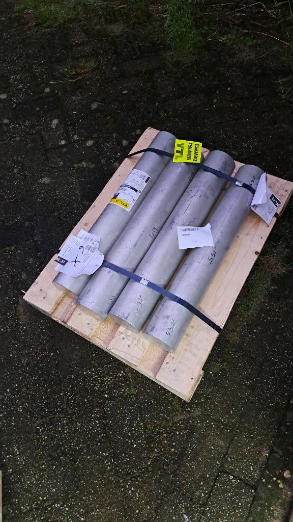 Aluminium staf rond 105 X 650, Doe-het-zelf en Verbouw, Metalen, Ophalen, Nieuw, Aluminium