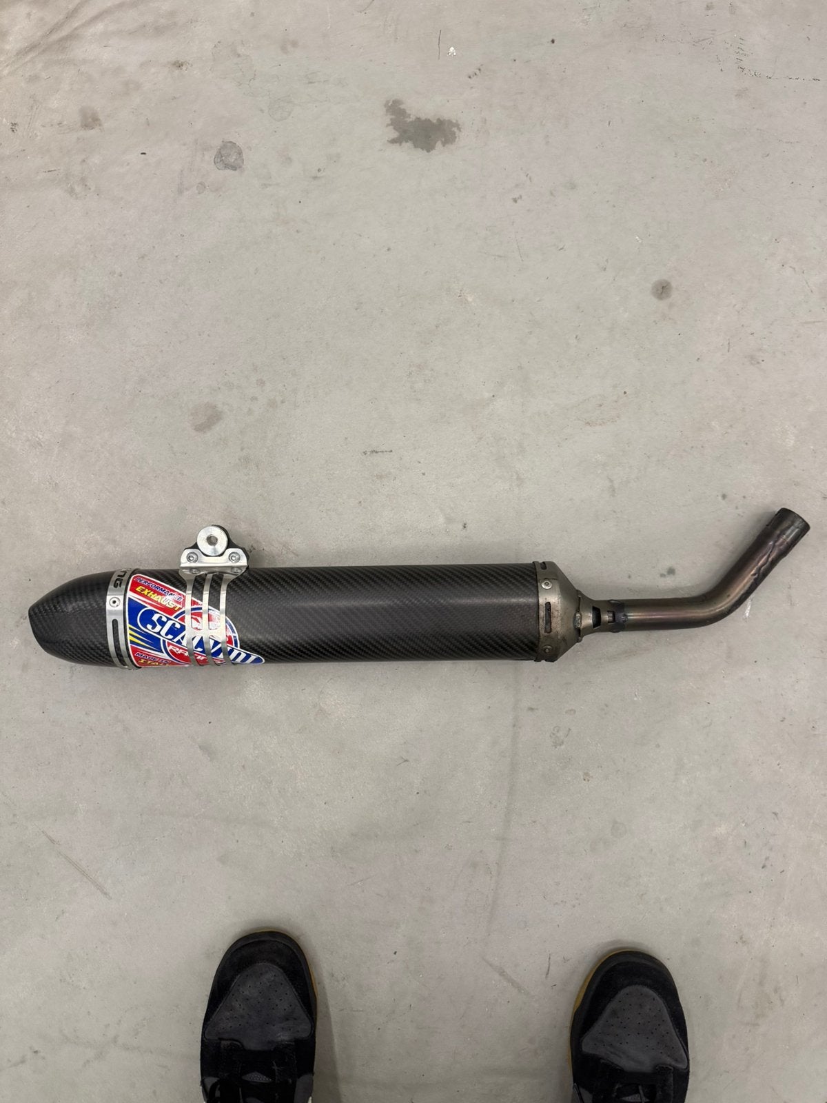 Beta 300 uitlaat Scalvini carbon racing line, Ophalen