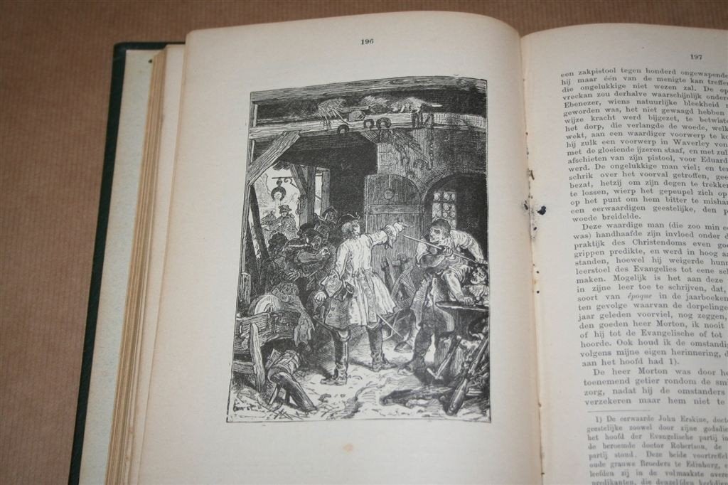 Walter Scott. Waverley. Antiek boek, 1893., Antiek en Kunst, Antiek | Boeken en Bijbels, Ophalen of Verzenden