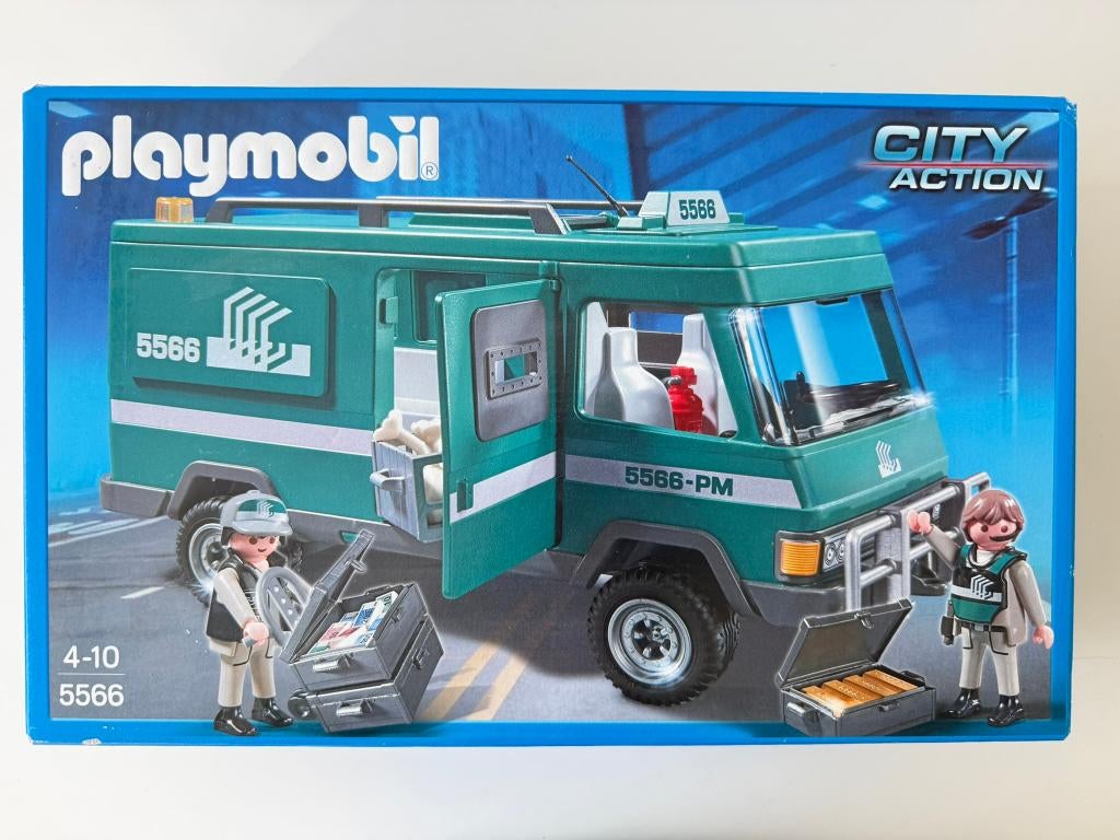 Playmobil City Action 5566 Waardetransport, Ophalen of Verzenden, Zo goed als nieuw, Complete set