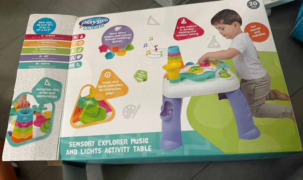 Playgro Sensory Explorer Music Lights Activity Table, Kinderen en Baby's, Ophalen, Zo goed als nieuw