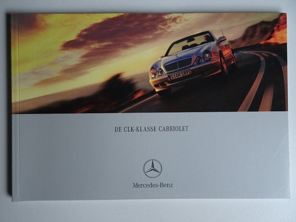 Mercedes-Benz CLK-Klasse Cabriolet Brochure 2001, Boeken, Zo goed als nieuw, Mercedes-Benz, Mercedes, Ophalen of Verzenden