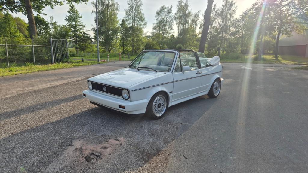 Volkswagen Golf 1 Cabriolet 2.0 16v abf, Auto's, Volkswagen, Voorwielaandrijving, 4 stoelen, Wit, 1200 kg