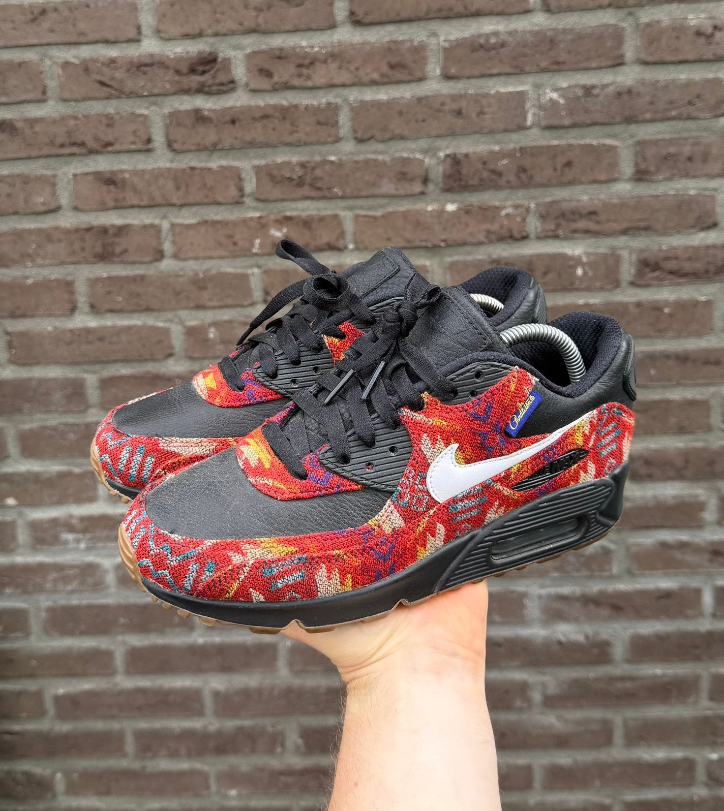 Nike Air Max 90 iD Pendleton, Kleding | Heren, Schoenen, Overige kleuren, Ophalen of Verzenden, Sneakers of Gympen, Zo goed als nieuw