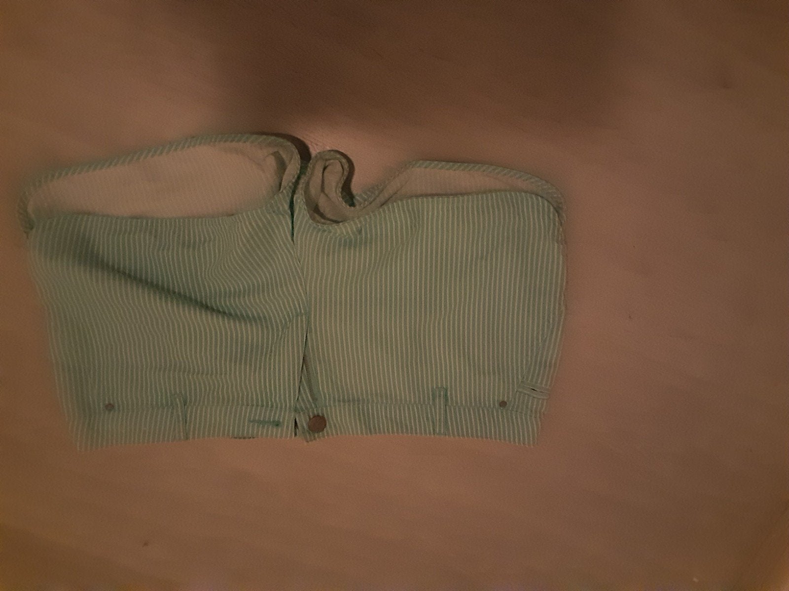 groen wit gestreepte korte broek, Maat 38/40 (M), H&M, Kort, Ophalen of Verzenden