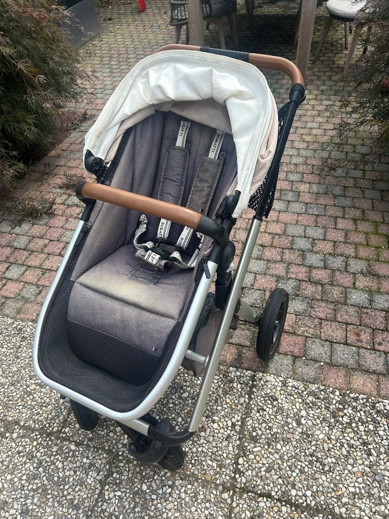 Dubatti Kinderwagen, Gebruikt, Verstelbare duwstang, Combiwagen, Ophalen