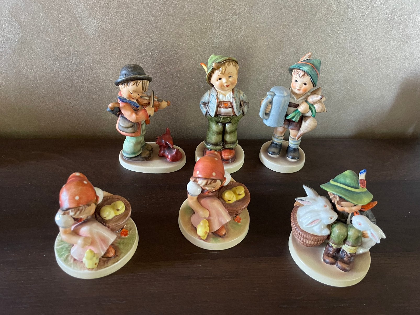Hummel beeldjes, Goebel (hoogste 14 cm)  IZGS, Ophalen of Verzenden, Gebruikt, Hummel