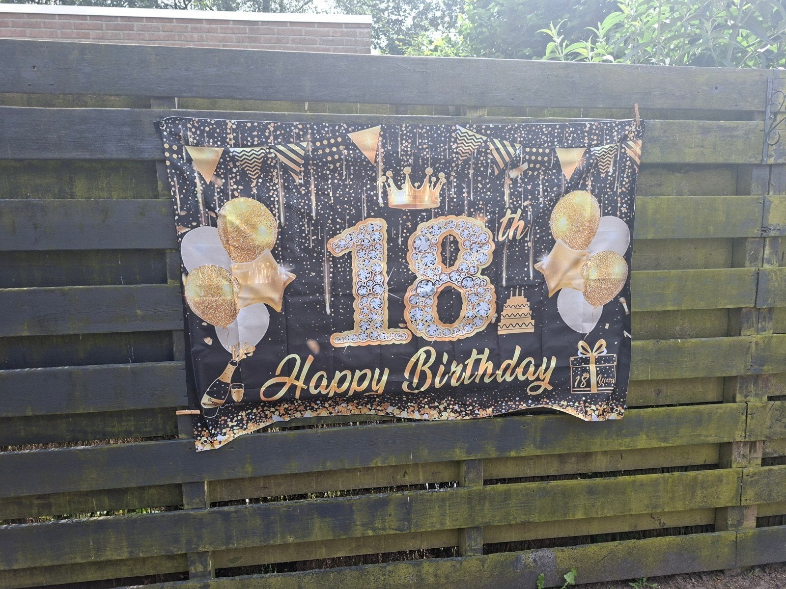 18 Jaar feest versiering, Ophalen of Verzenden, Nieuw, Versiering, Verjaardag