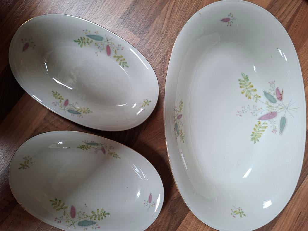Vintage Ovale Schalen Set - A. Jungerhans Rotterdam, Ophalen of Verzenden