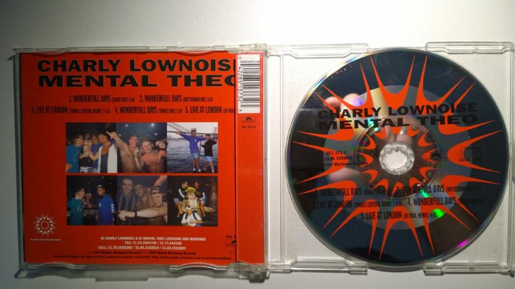 Charly Lownoise & Mental Theo - Wonderfull Days, Maxi-single, Dance, Ophalen of Verzenden, Zo goed als nieuw