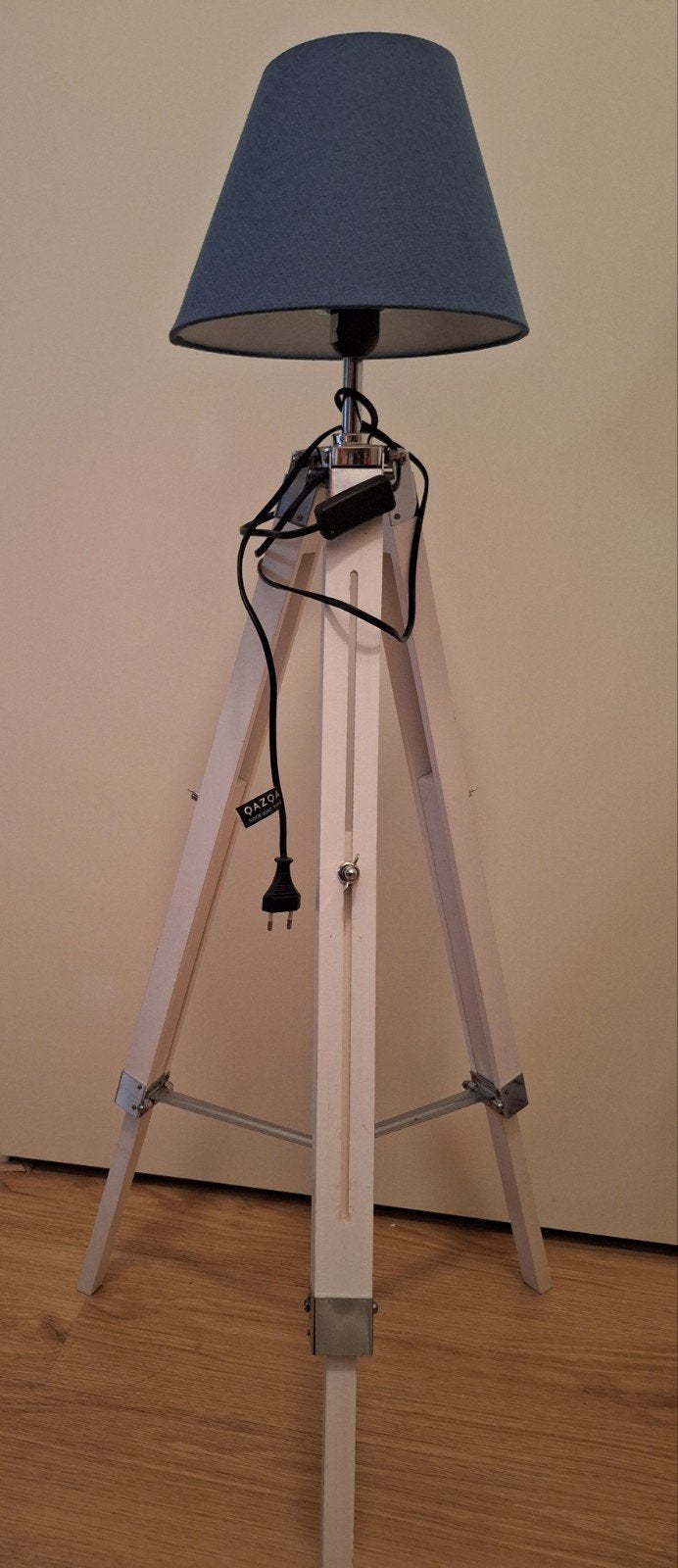 Staande lamp., Ophalen, Hout, 150 tot 200 cm