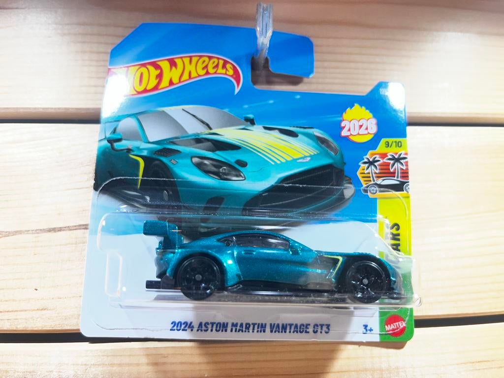 Aston Martin Vantage GT3 hotwheels, Ophalen of Verzenden, Zo goed als nieuw, Auto