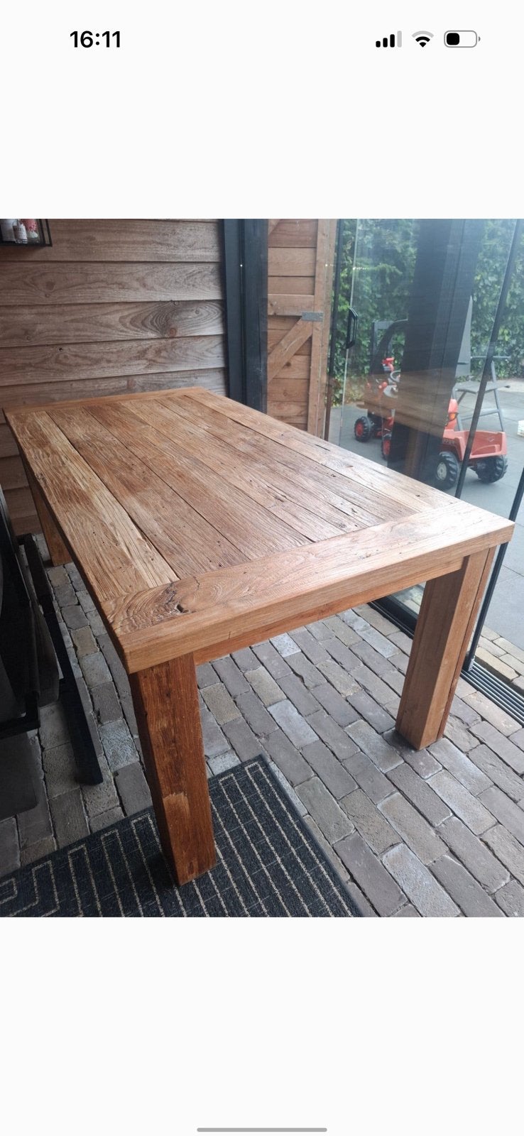 Prachtige tafel, Huis en Inrichting, Ophalen, 50 tot 100 cm, Zo goed als nieuw, 150 tot 200 cm