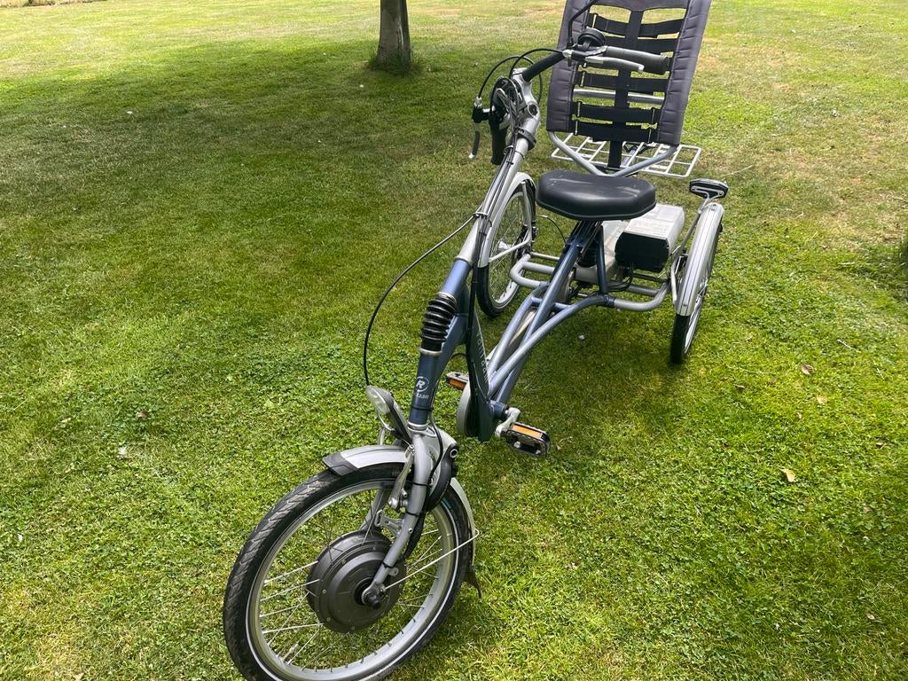 Van Raam Easy Rider driewieler met elektrische ondersteuning, Ophalen, Gebruikt, Velgrem