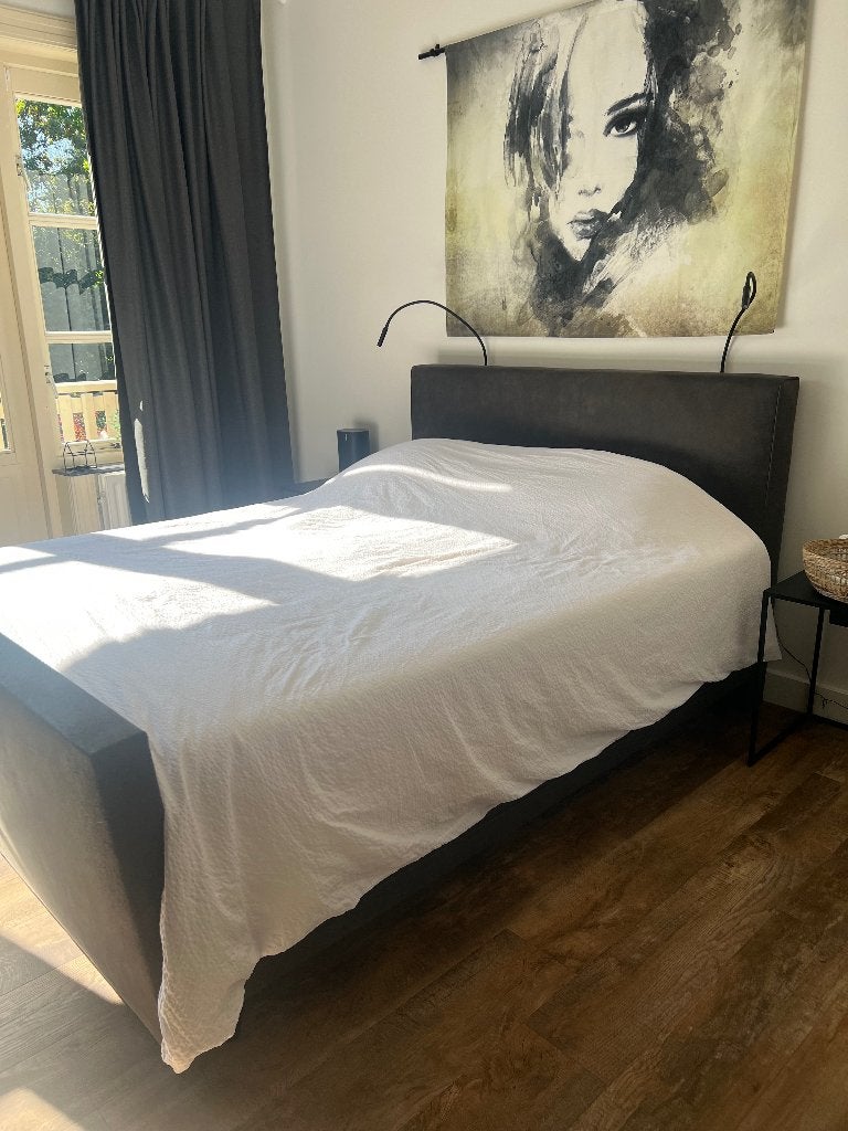 Boxspring 160x200, Huis en Inrichting, Ophalen, Gebruikt, Tweepersoons, 200 cm