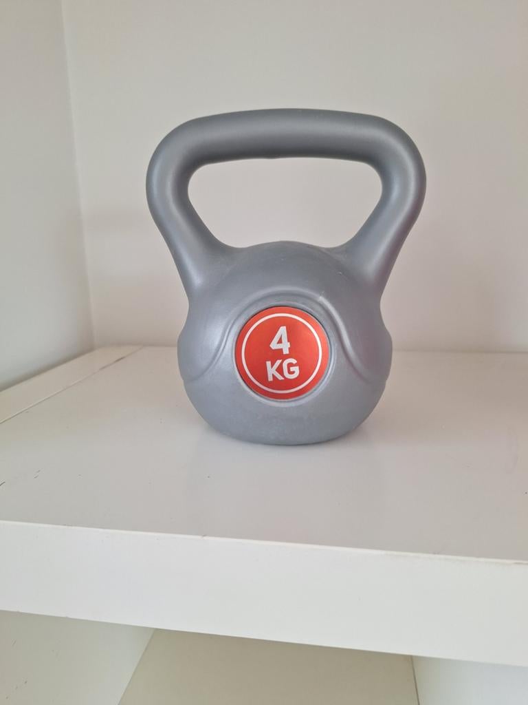 Kettlebell 4 KG - Ideaal voor thuistraining, Ophalen, Gebruikt, Benen, Kettlebell