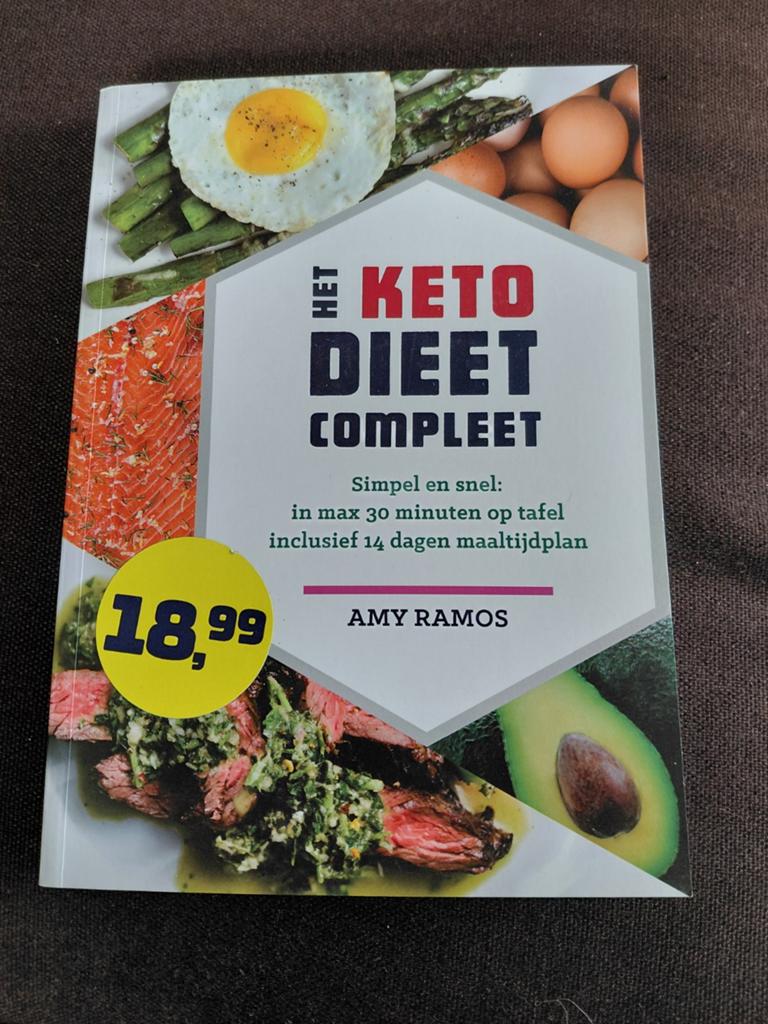 Het Keto Dieet Compleet - Amy Ramos (Nieuw), Ophalen of Verzenden, Nieuw, Dieet en Voeding, Amy Ramos