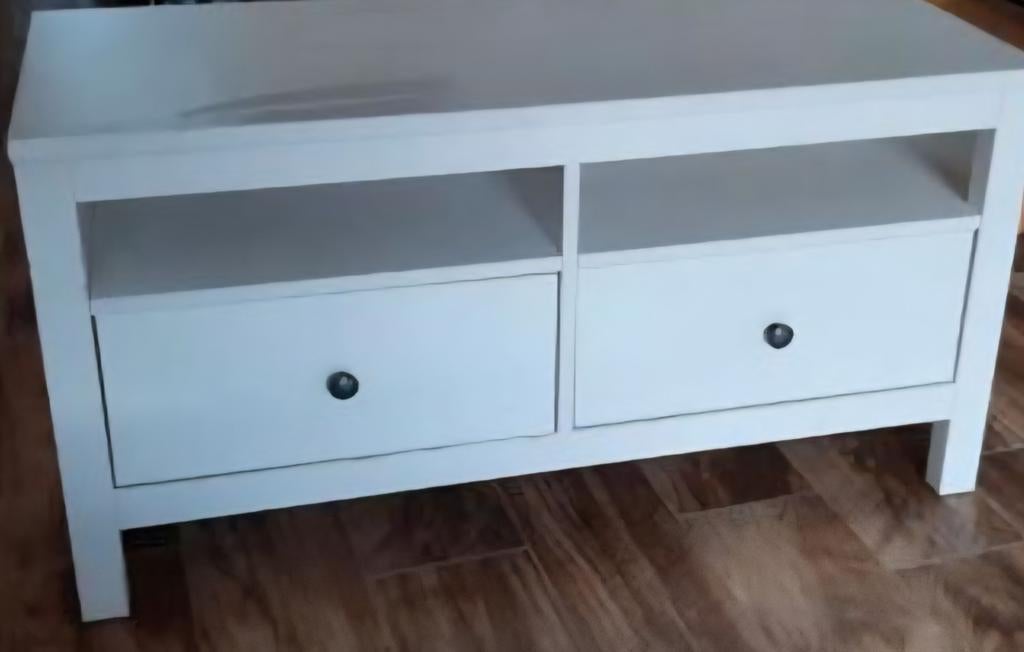 Wit houten Ikea Hemnes tv meubel kast dressoir ladekast, Ophalen, Zo goed als nieuw
