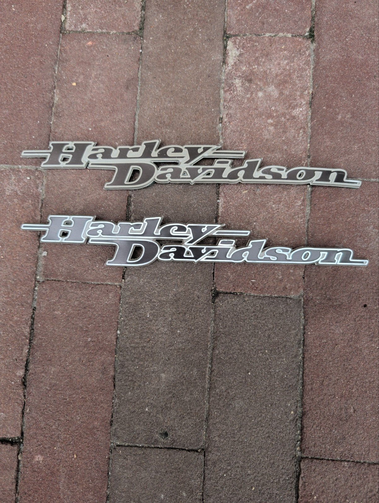 Originele Harley Davidson emblemen - Gebruikt, Ophalen of Verzenden, Gebruikt