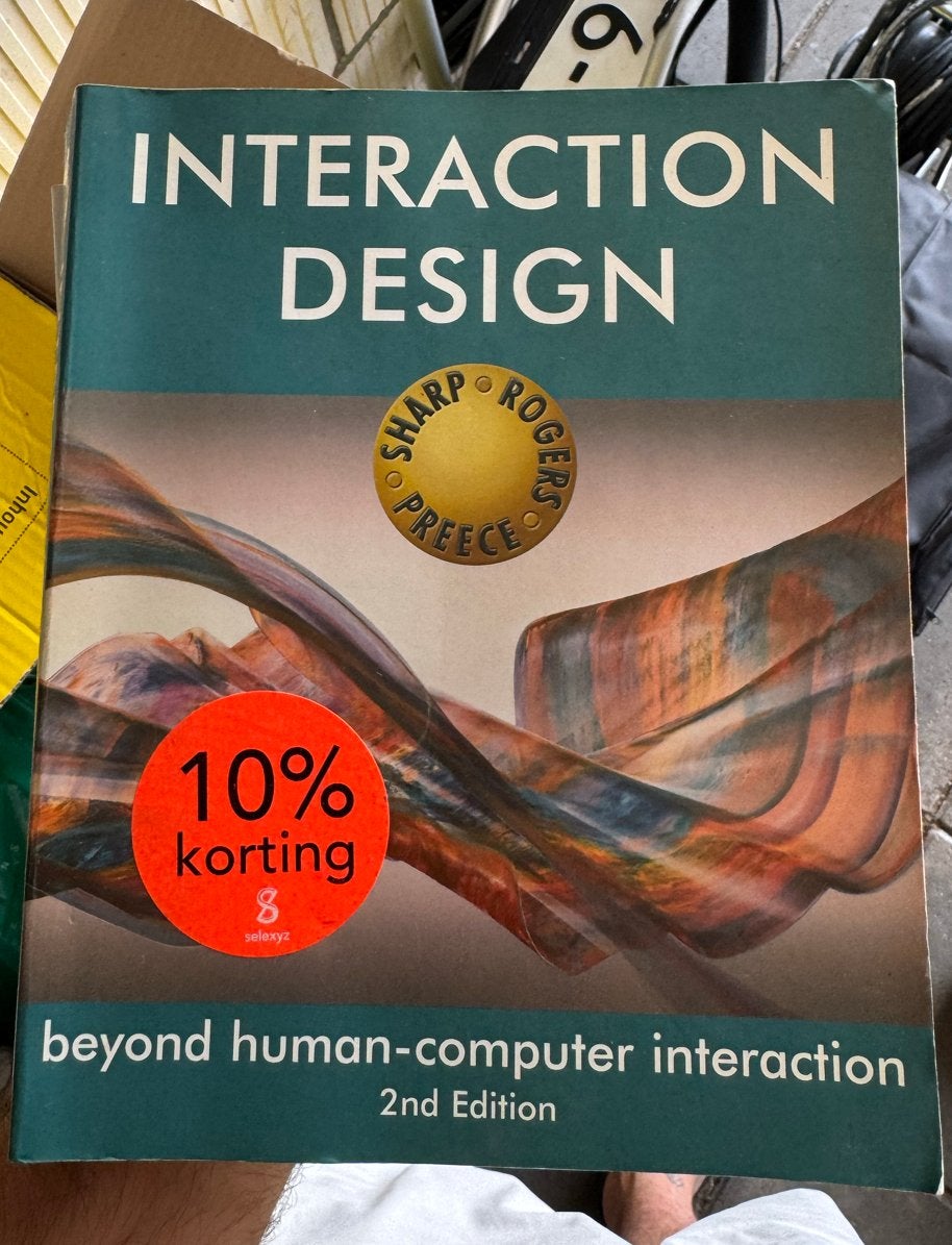 Interaction Design: Beyond Human-Computer Interaction 2nd Ed, Ophalen, Beta, Gelezen, HBO