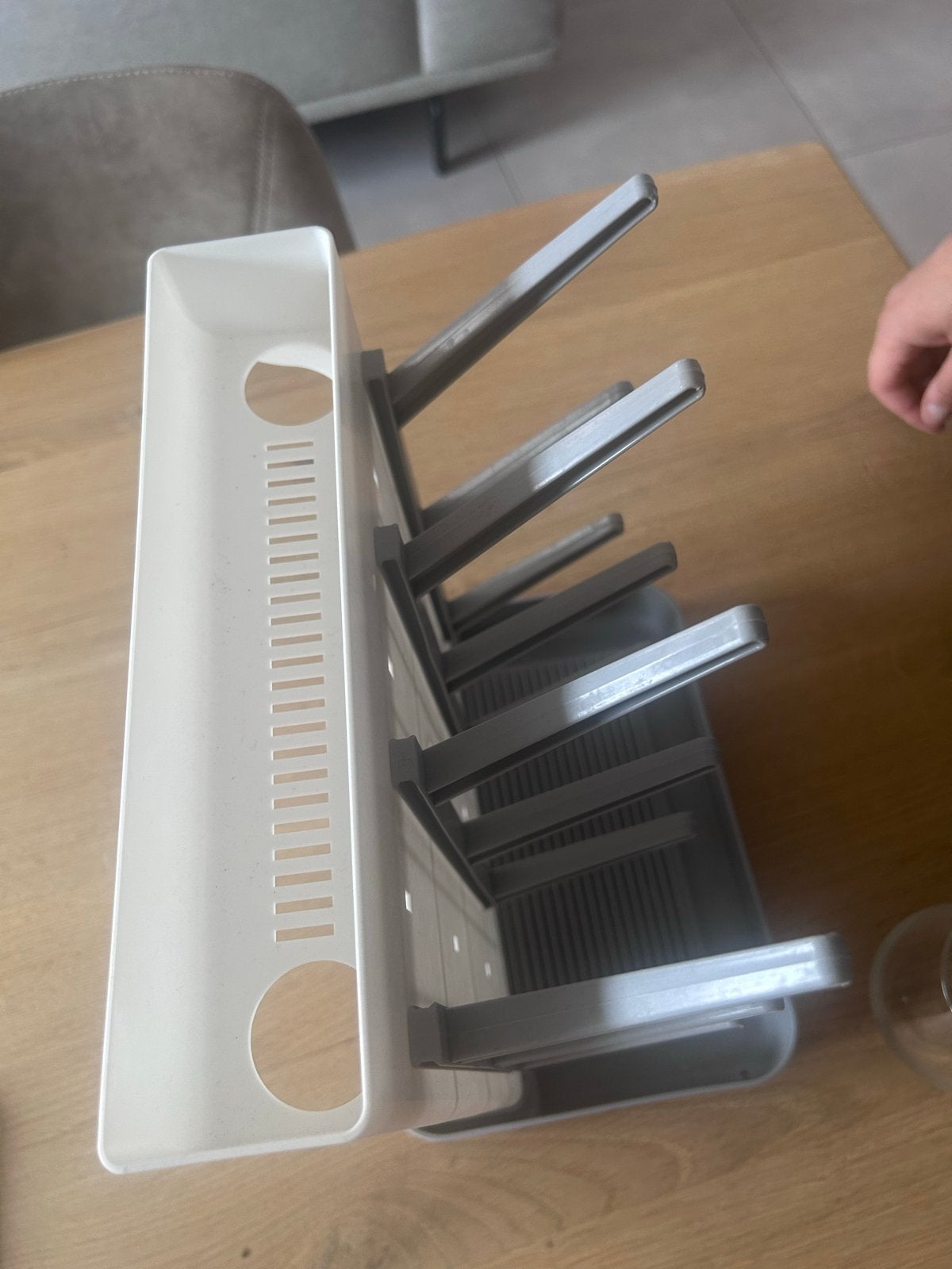 Handig flessenrek voor babyflessen en accessoires, Ophalen of Verzenden, Gebruikt
