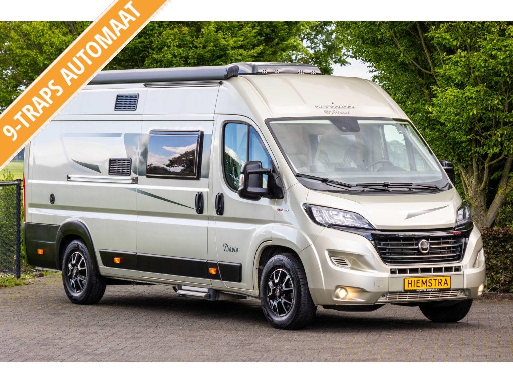 Karmann Davis 620 | 2021 | 9T Automaat | Enkele bedden, Caravans en Kamperen, Automaat, Ringverwarming, Fiat, 6 tot 7 meter