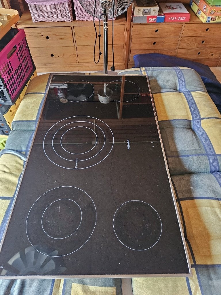 Miele keramische kookplaat KM6230, Witgoed en Apparatuur, Kookplaten, Ophalen, Gebruikt, Keramisch, Inbouw