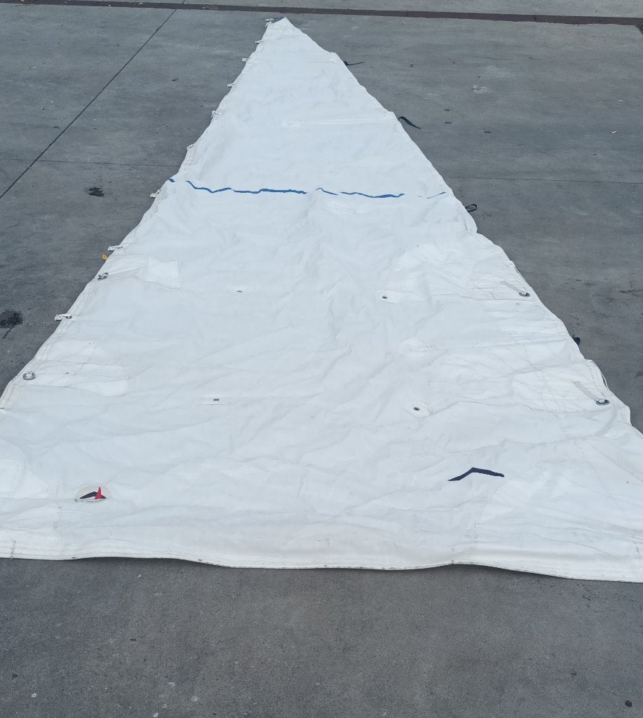 3 Zeilen fok grootzeil, Ophalen, 6 meter of meer, Gebruikt, Minder dan 15 m²