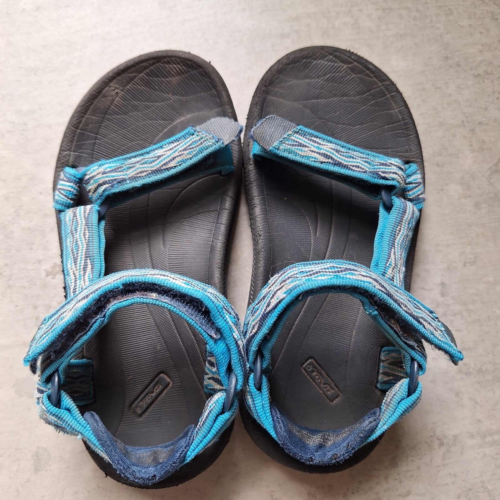 Teva gedragen maat 34 blauw jongen sandalen mt. 34 2e kans, Gebruikt, Jongen of Meisje, Overige typen, Teva