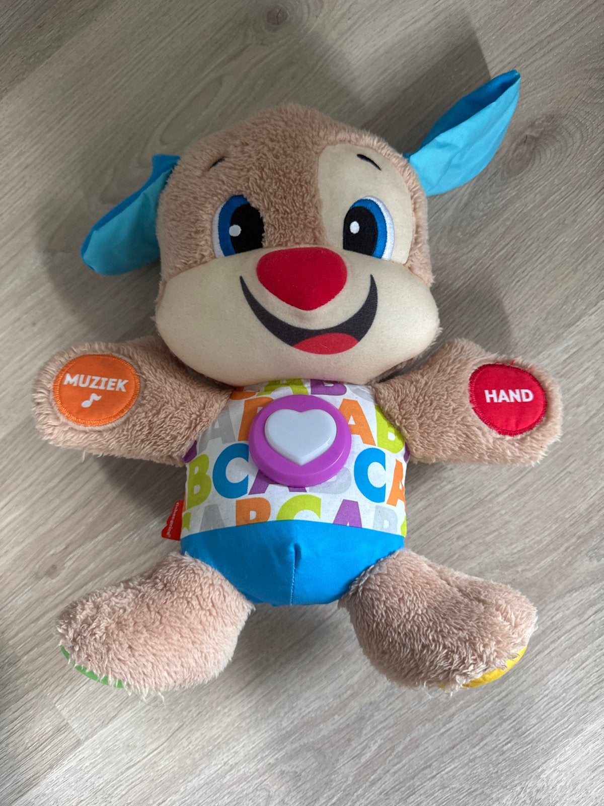 Fisher-Price Leren Hondje Speelgoed met Geluid en Licht, Ophalen of Verzenden, Zo goed als nieuw, Overige typen, Met licht