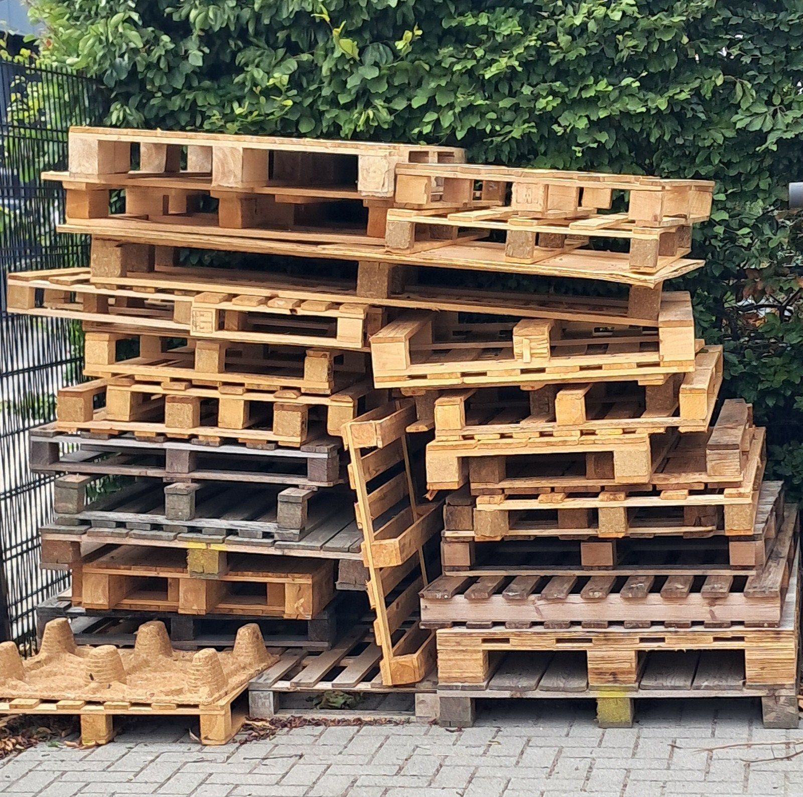 Houten pallets, gratis afhalen, Ophalen, Gebruikt, Pallet, Minder dan 200 cm