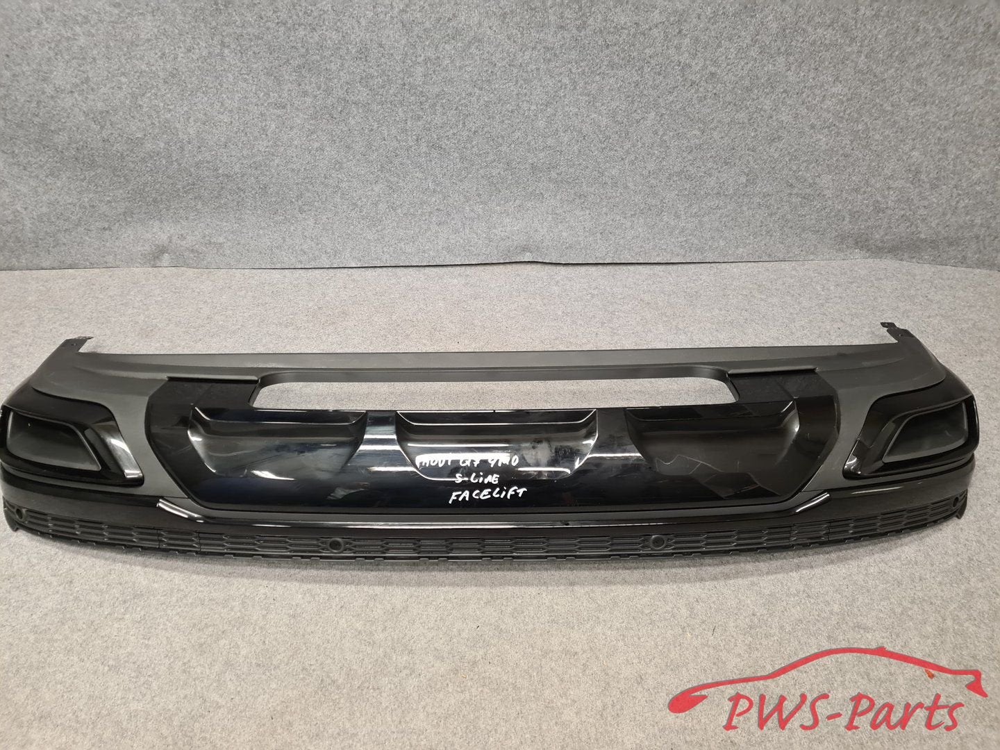 AUDI Q7 4M0 4M S-LINE FACELIFT DIFFUSER ACHTERBUMPER ORIGINE, Gebruikt, -, -, Achter