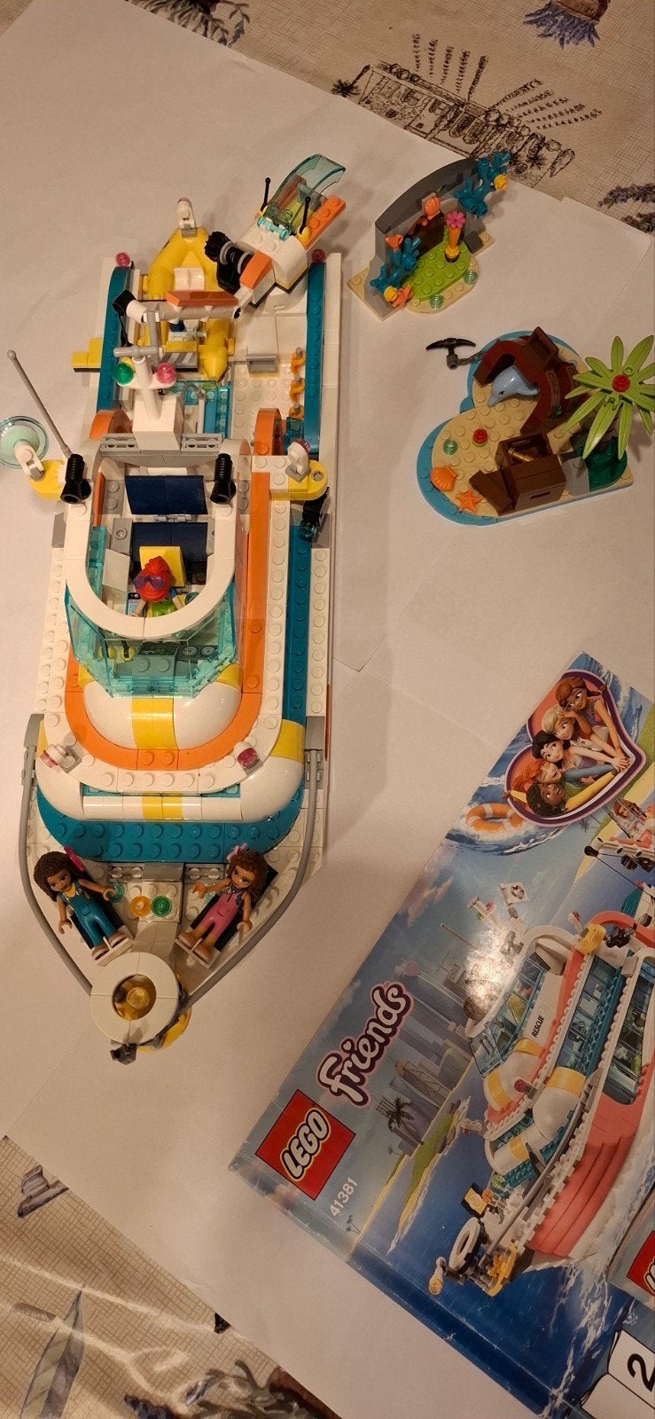 lego friends reddingsmissieboot 41381, Compleet, Gebruikt, Lego, Friends