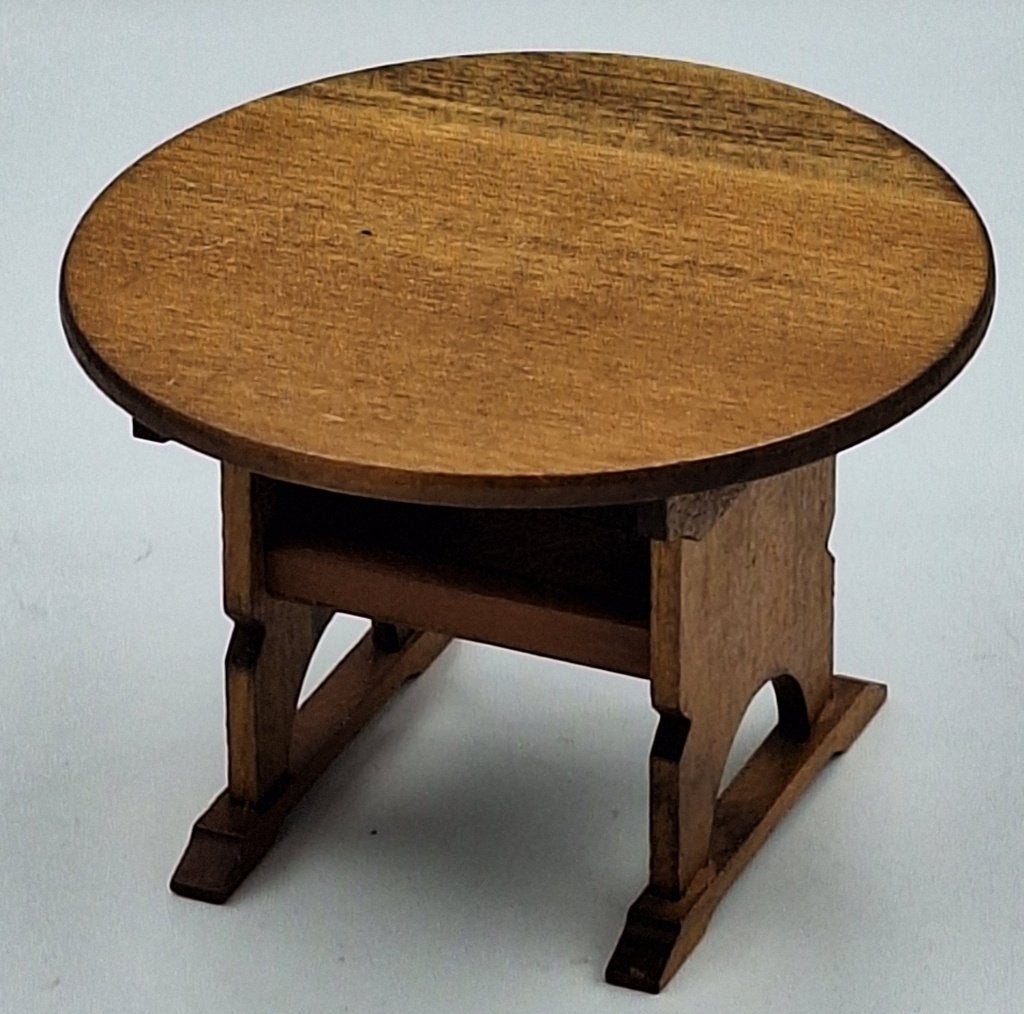 Ronde kantel tafel voor het poppenhuis, Ophalen of Verzenden, Zo goed als nieuw, Poppenhuis