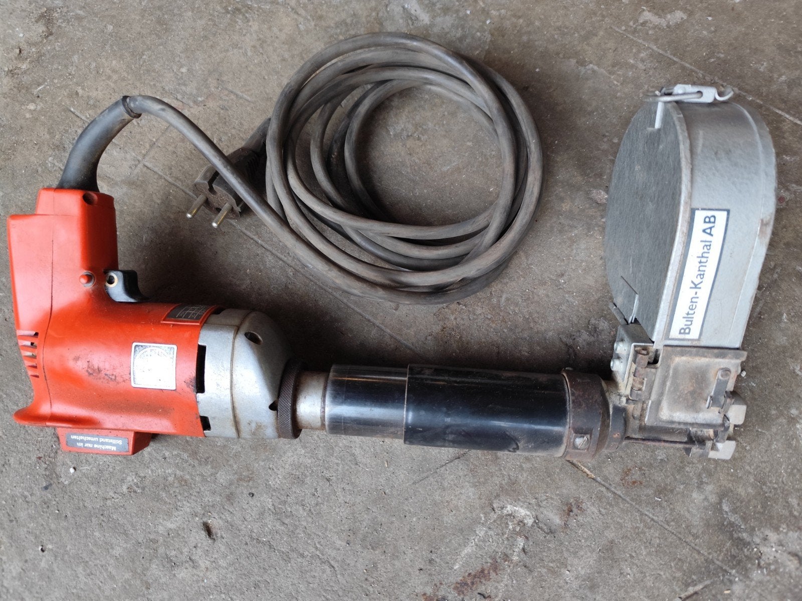 Fein Spijkerpistool - Vintage Boormachine met Opzetstuk, Ophalen of Verzenden, Gebruikt, Minder dan 400 watt, Overige typen